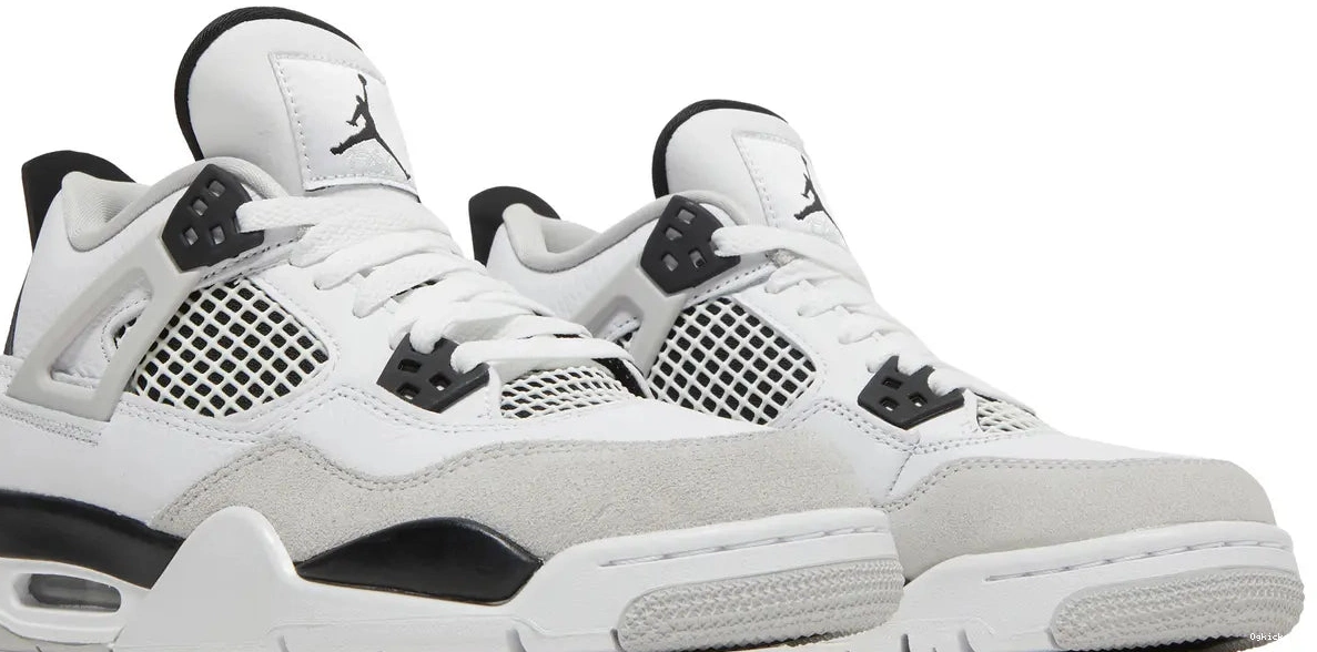 Retro Military Jordan GS Air 4 Black 0812